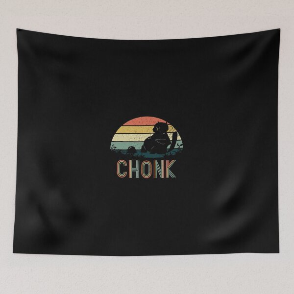 Item preview, Chonk Cat | Vintage  Funny Chonk Meme Cat   designed and sold by BeYourOwnHero.