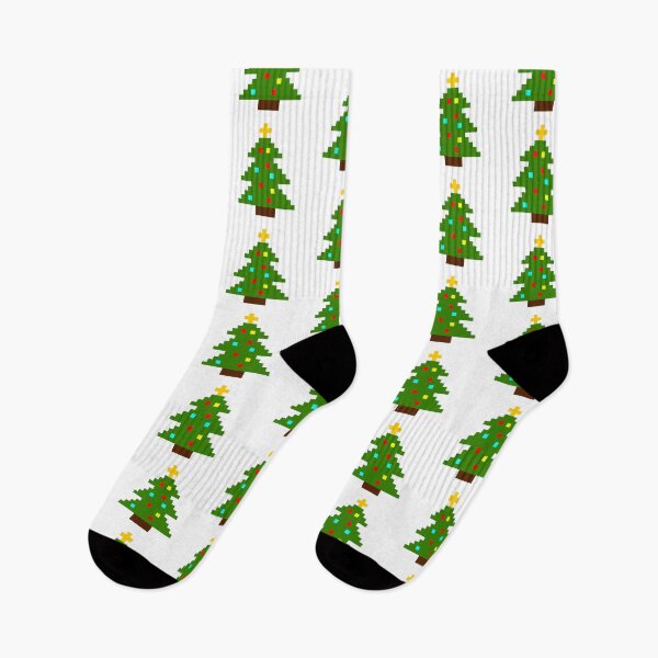Item preview, Pixel Art Christmas Tree pattern 1  designed and sold by akaiawa.
