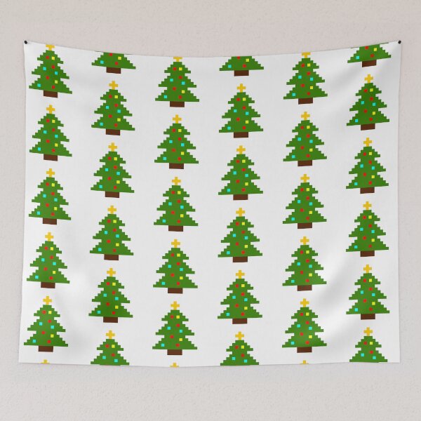 Item preview, Pixel Art Christmas Tree pattern 1  designed and sold by akaiawa.