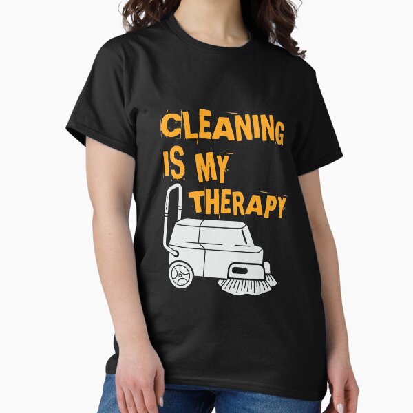 Item preview, Cleaning is My Therapy Funny Housework designed and sold by LANANIL.