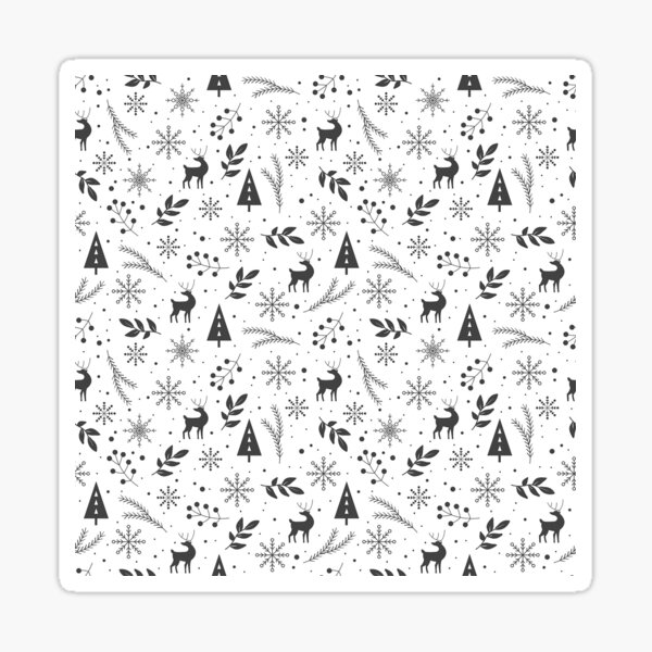 Minimalist Christmas Sticker