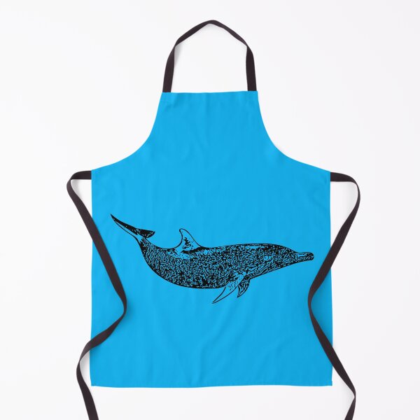 Item preview, Atlantic Spotted Dolphin Black Print designed and sold by designsasstultd.