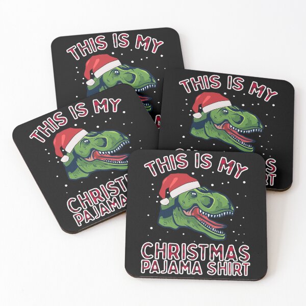 Item preview, This Is My Christmas Pajama Shirt Dino Dinosaur Trex Xmas designed and sold by VDKMerch.