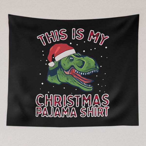 Item preview, This Is My Christmas Pajama Shirt Dino Dinosaur Trex Xmas designed and sold by VDKMerch.