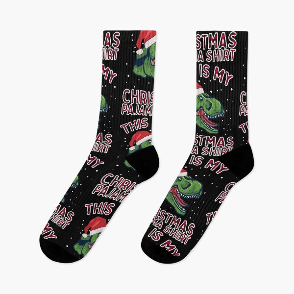 Item preview, This Is My Christmas Pajama Shirt Dino Dinosaur Trex Xmas designed and sold by VDKMerch.