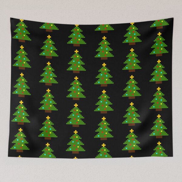 Item preview, Pixel Art Christmas Tree pattern 2 designed and sold by akaiawa.