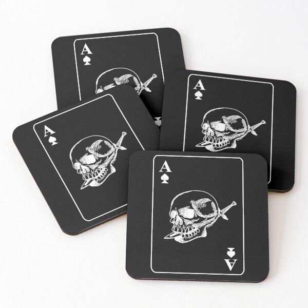 Item preview, Skull Ace of Spades - White Variant  designed and sold by ClownGoddess.