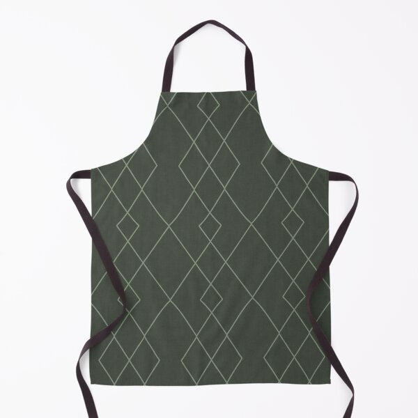 Item preview, Fine diamond lines on olive green - elegant abstract geometric pattern designed and sold by misentangled.