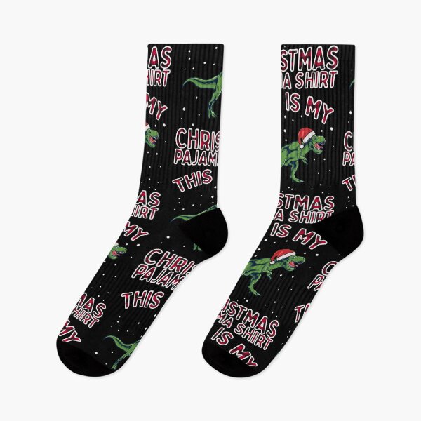 Item preview, This Is My Christmas Pajama Shirt Dino Dinosaur Trex Xmas designed and sold by VDKMerch.