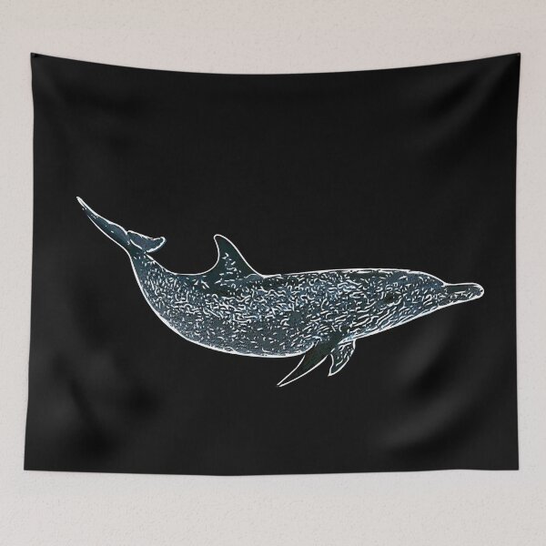 Item preview, Atlantic Spotted Dolphin White Alternate Print designed and sold by designsasstultd.