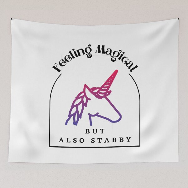 Item preview, Feeling Magical But Also Stabby  designed and sold by Vibing-Right.