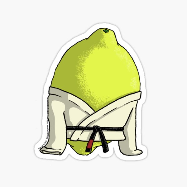 Pin-Sprites - Lemon in a Gi - Color/No-Face Sticker