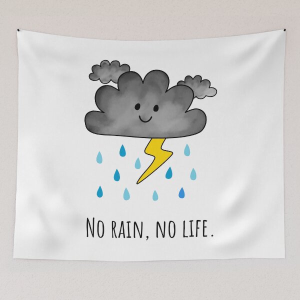 Item preview, No Rain, No Life designed and sold by suwarnaadi.