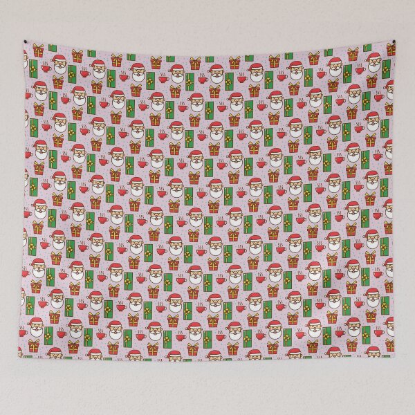 Item preview, Christmas Santa Claus Gift Hot Chocolate Pattern designed and sold by scribblelife.