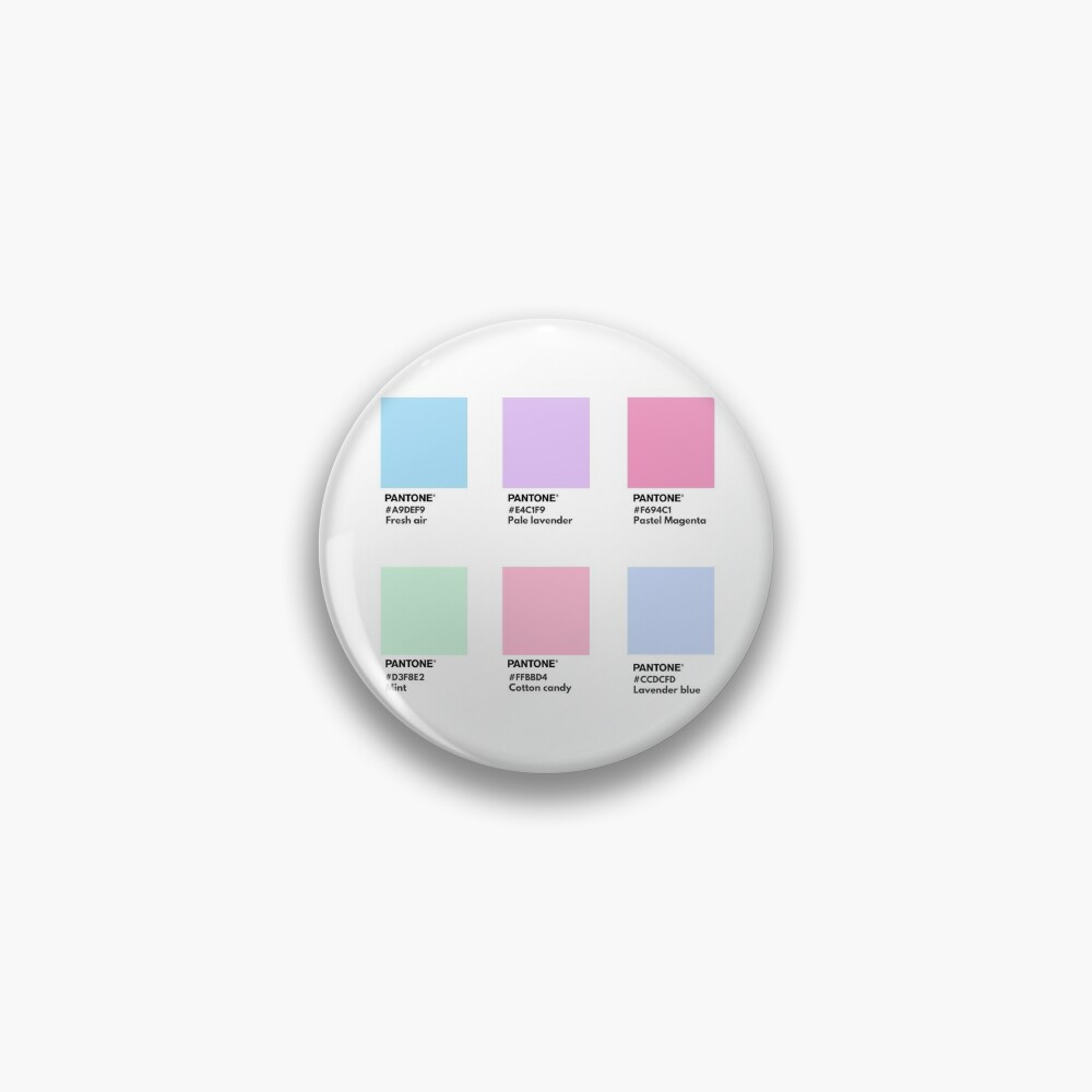 Cotton candy palette pantone Postcard for Sale by softlycarol