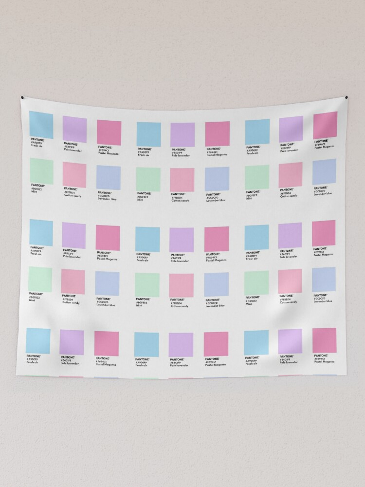 Cotton candy palette pantone Postcard for Sale by softlycarol