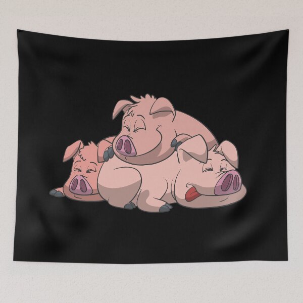 Item preview, Sleeping pigs designed and sold by Monkey Ful.