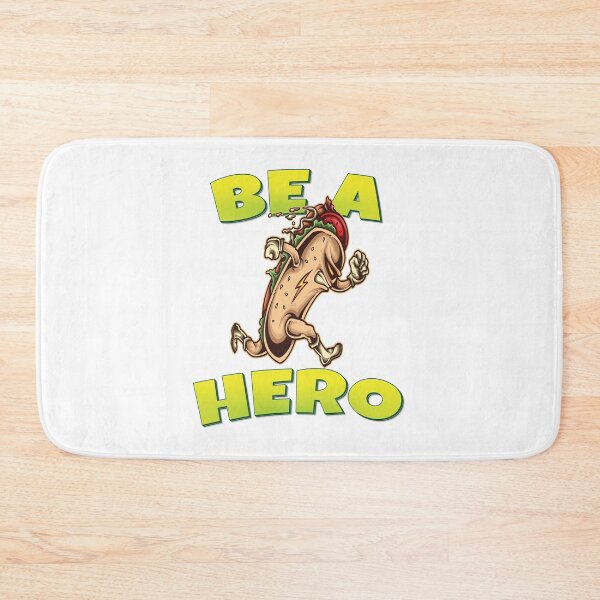 Item preview, Be A Hero Hot Dog Hero Superhero designed and sold by ProjectX23.