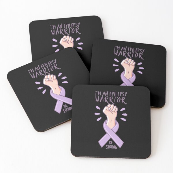 Item preview, I'm An Epilepsy Warrior Awareness day purple ribbon Gift designed and sold by HeroTee.