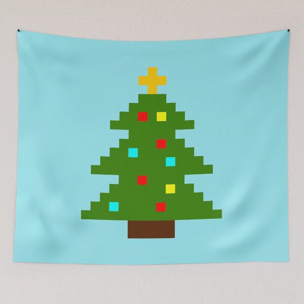 Item preview, Pixel Art Christmas Tree 3  designed and sold by akaiawa.