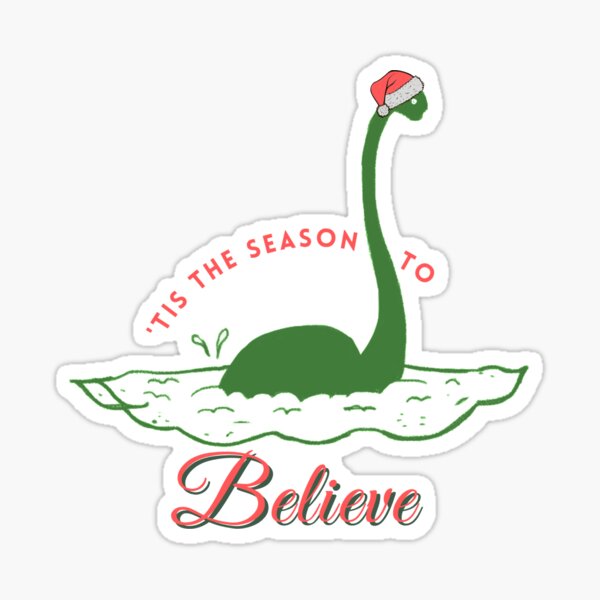 A Very Nessie Christmas Sticker
