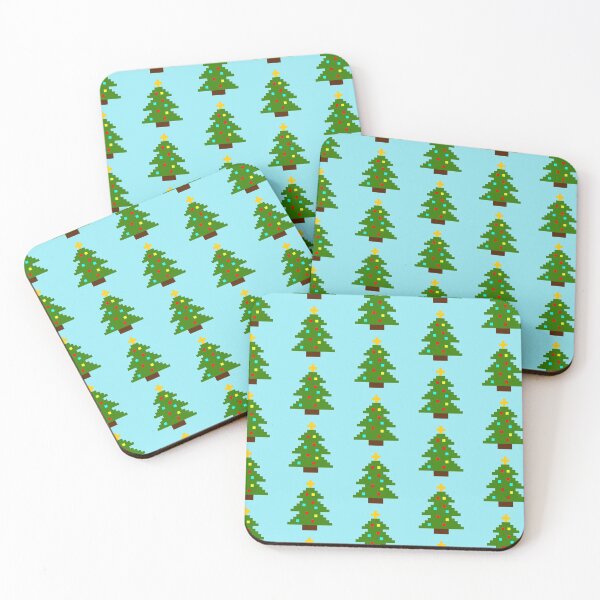Item preview, Pixel Art Christmas Tree pattern 3 designed and sold by akaiawa.