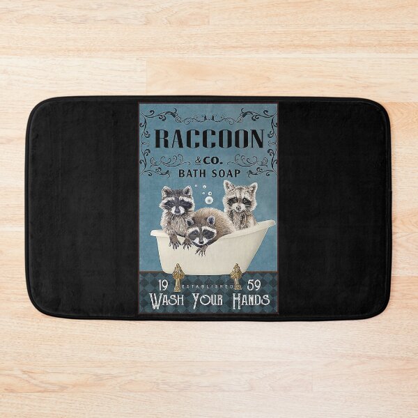 Item preview, Raccoon Bath Soap 19 Established 59 Wash Your Hands designed and sold by OwensdesignArt.