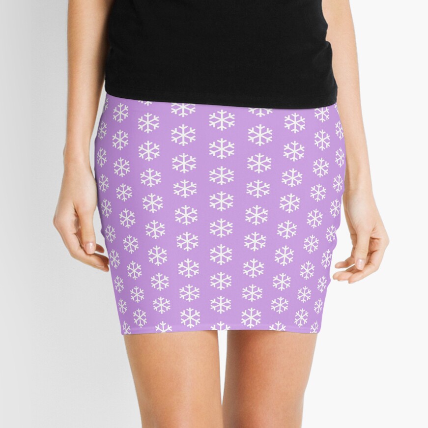 Christmas Snowflake Mini Skirt