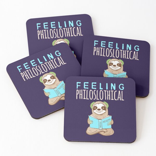 Artikelvorschau, Gefühl philoslothische Faultier-lustige Wortspiel-Philosophie entworfen und verkauft von jaygo.