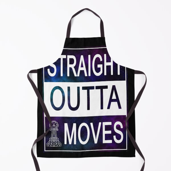 Item preview, Straight outta chess moves with galaxy background designed and sold by felinefeelings.