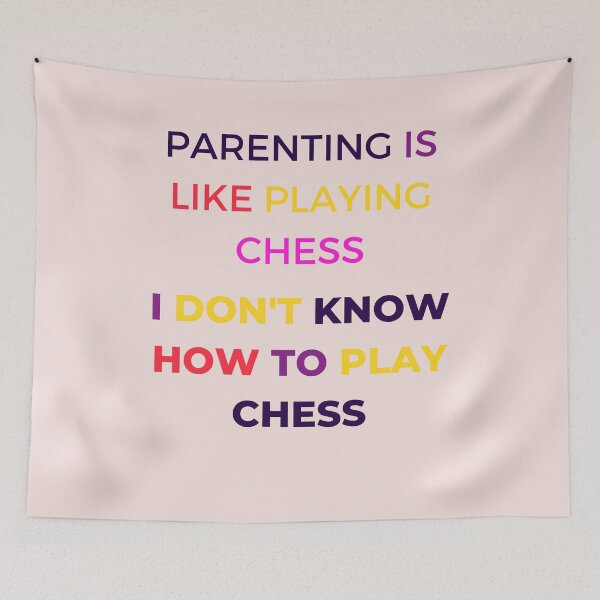 Item preview, Parenting Is Like Playing Chess designed and sold by vibrantyy.