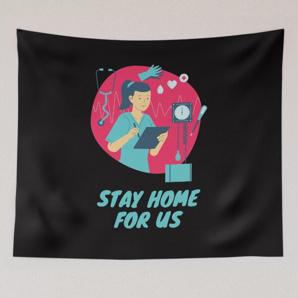 Item preview, Stay Home For Us designed and sold by Mamibo.