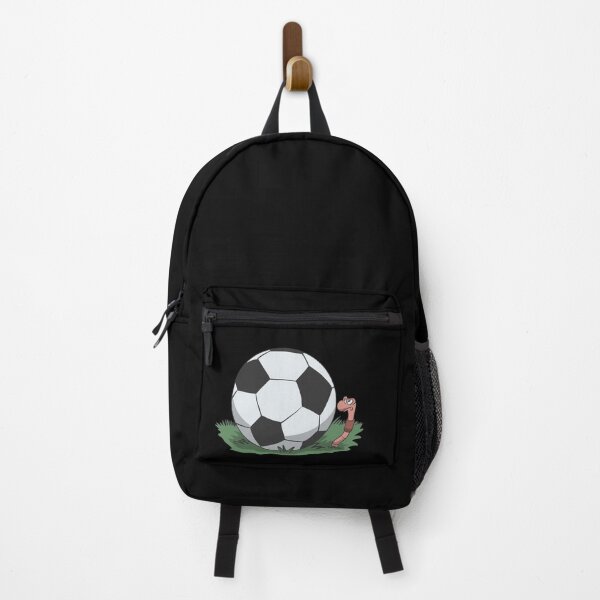 Item preview, Worm with soccer ball football designed and sold by Monkey Ful.