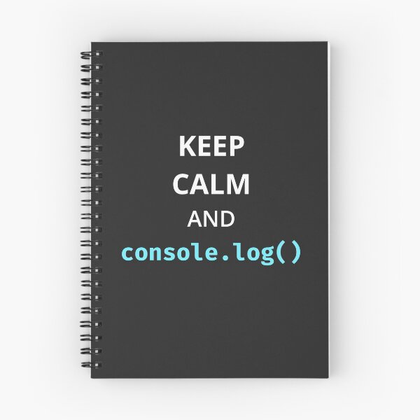 Item preview, Keep Calm and console.log designed and sold by bheberer.