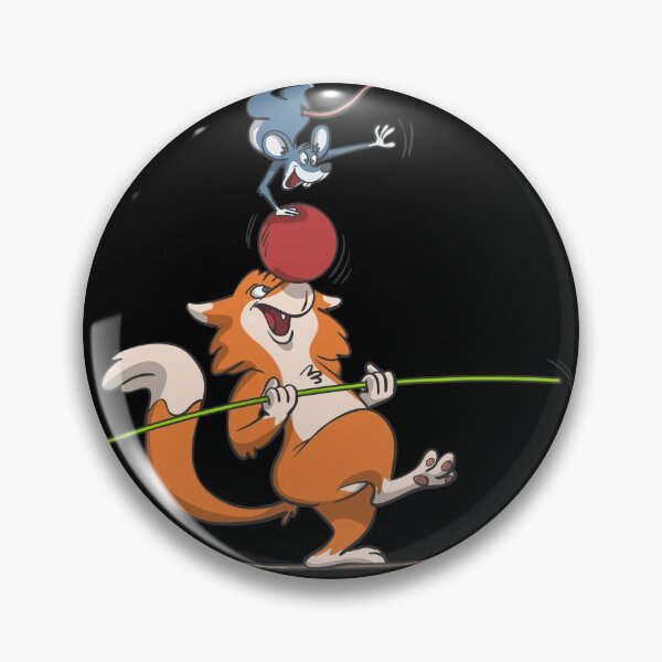Item preview, Cat and mouse on a tightrope designed and sold by Monkey Ful.