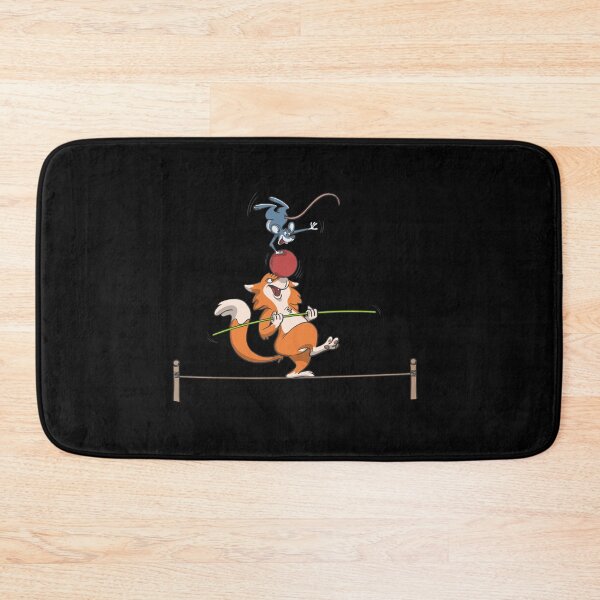 Item preview, Cat and mouse on a tightrope designed and sold by Monkey Ful.