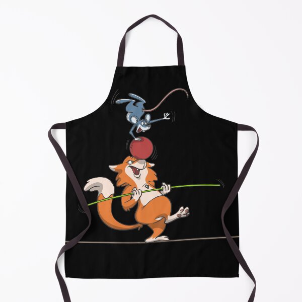 Item preview, Cat and mouse on a tightrope designed and sold by Monkey Ful.