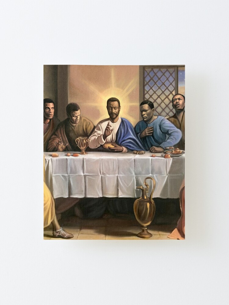 The Last Supper African American Art Black Ethnic Art Last Supper   Ur,mounted Print Canvas Portrait Small Front,wide Portrait,750x1000.1 