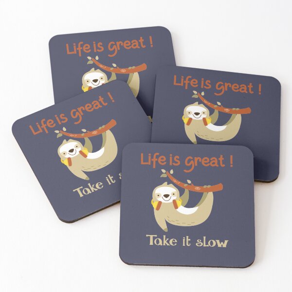 Item preview, Life is great! Take it slow, Awesome Birthday gift for father, mother, sister, brother and friends designed and sold by abdelhak2005.