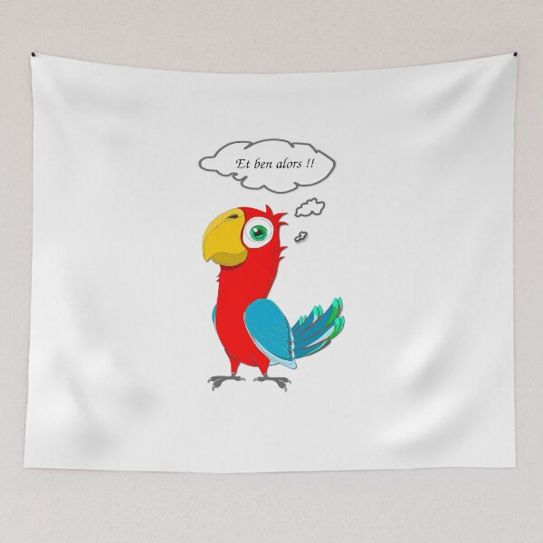 Item preview, The parrot "well then !!" designed and sold by rodolphe-a.