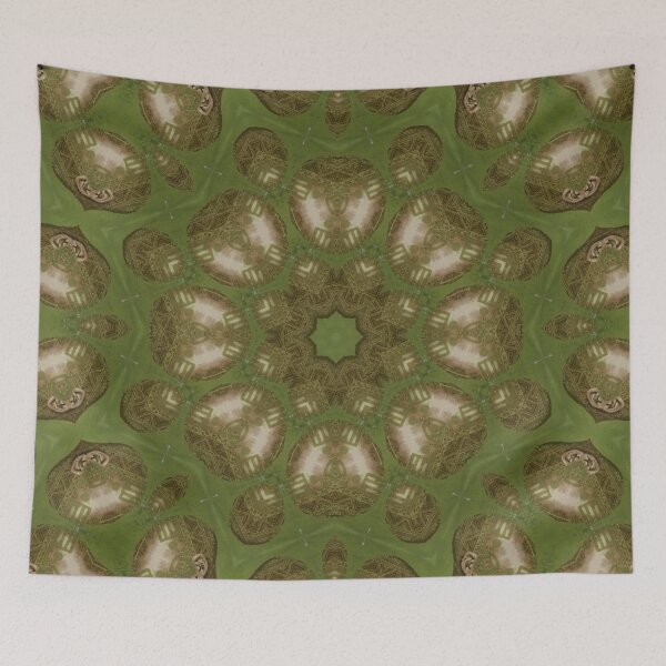 Item preview, Green Tribal Portrait designed and sold by khalaijimase.