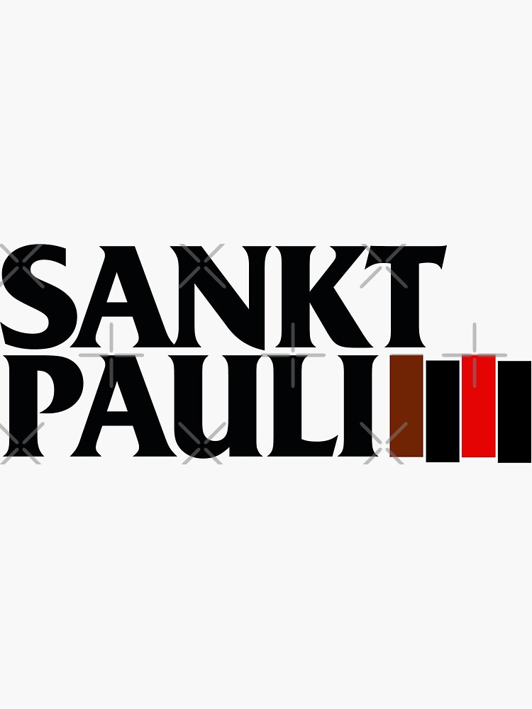 ST 3 FC St Pauli Aufkleber PAULI FANS GEGEN RECHTS Sticker Logo Papier 