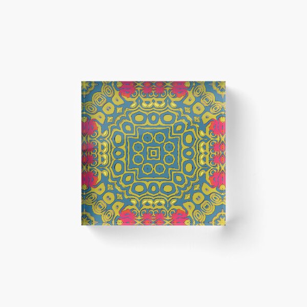 Item preview, Colorful Aztec inspired Pattern  designed and sold by BubbleCrumbs.