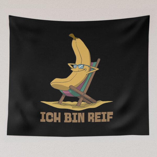 Item preview, Banana in a deck chair designed and sold by Monkey Ful.