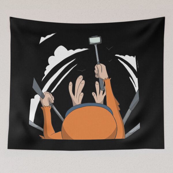 Item preview, Paragliding self portrait designed and sold by Monkey Ful.