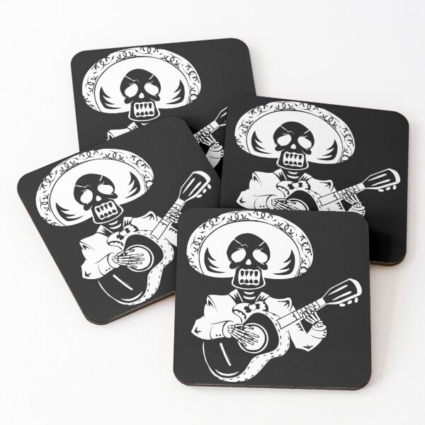 Item preview, Skull playing guitar designed and sold by srm-creations.