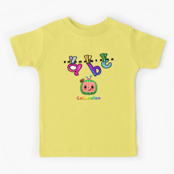 Máscara Cocomelon Nursery Rhymes Kids Songs Stickers Camiseta para niños