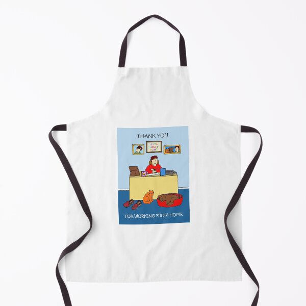 Item preview, Thank you for Working from Home Cartoon Man designed and sold by KateTaylor.