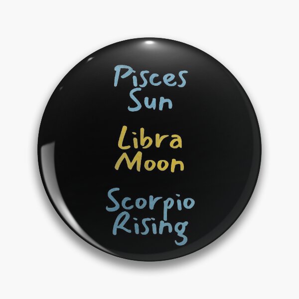 Item preview, Pisces Sun Libra Moon Scorpio Rising Text designed and sold by leomooncreates.