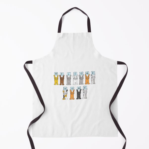 Item preview, Welcome Home Cartoon Cats Holding Up Letters designed and sold by KateTaylor.